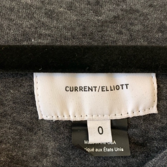 CURRENT/ELLIOT Grey Tee 257 - Picture 5 of 7